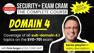 CompTIA Security+ Exam Cram  4.1 Security Techniques (SY0701)
