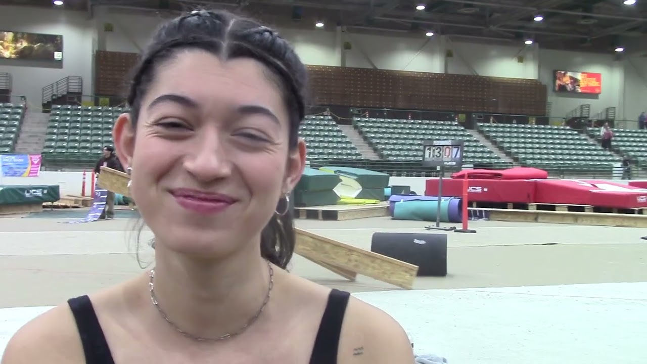 Janey Rubio of Chico State 1st Place Tie Women's College Elite UCS Spirit National Pole Vault Summit