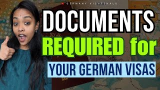 required documents for german visa | schengen visa documents| national visa documents explained