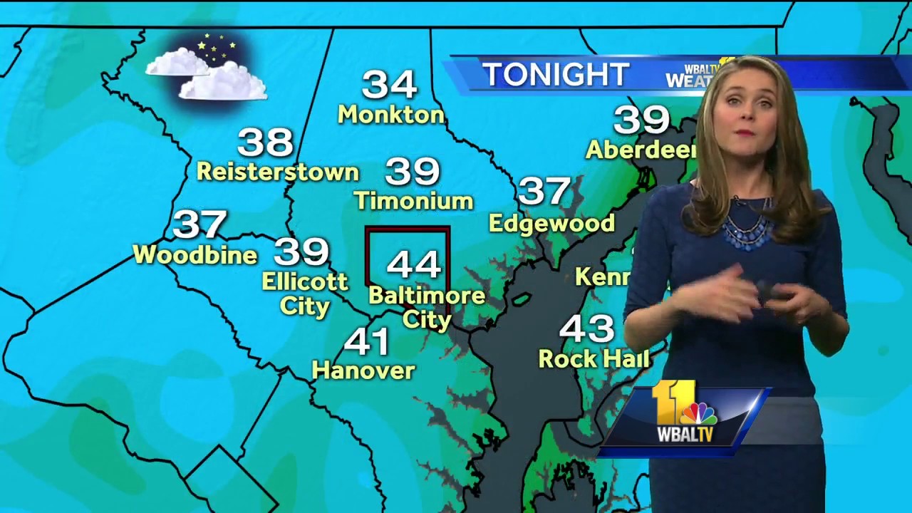 Mostly sunny and mild on Thursday - YouTube