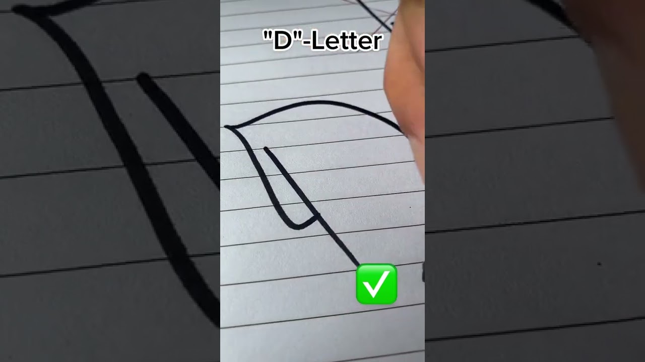 How to draw graffiti D 