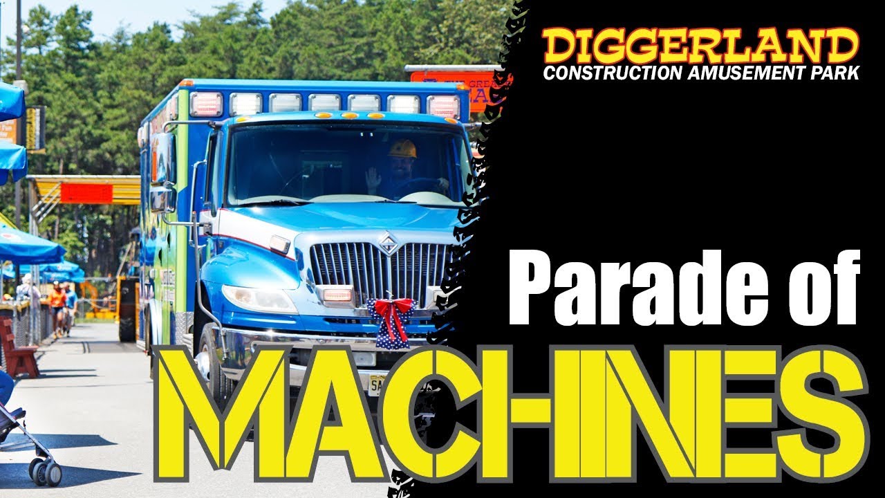August Parade of Machines | Diggerland USA Amusement Park in New Jersey