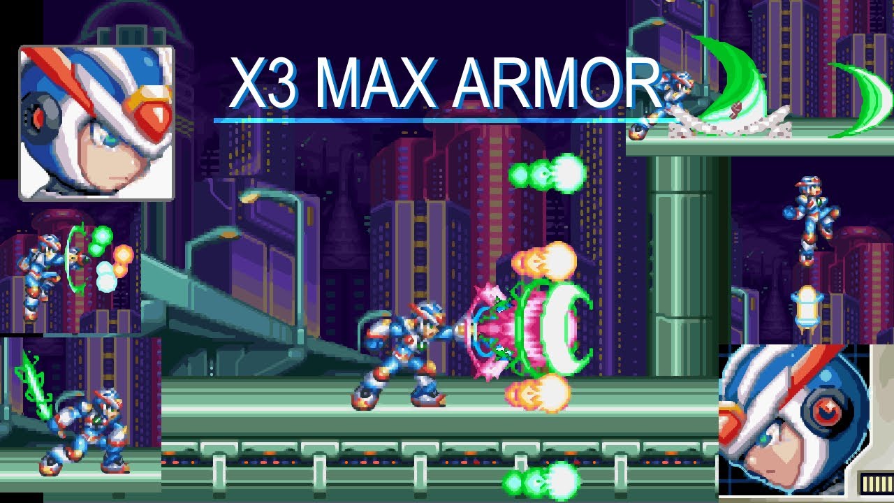 ROCKMAN ZERO - X3 MAX Armor RMZ ver/ MEGAMAN X3 Third Armor