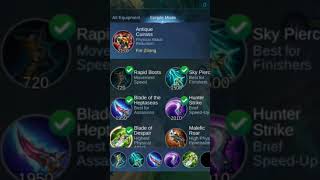 Mobile Legends Franco Damage Build And Emblem (No Commentary)