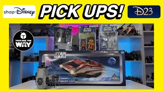 New Star Wars Shop Disney Pick Ups!! Star Speeder 1000 and Droid Factory Probe Droid! D23!