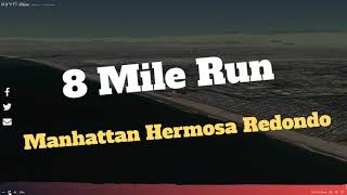 Strava and Ayvri Data Visuals - Run From Manhattan Beach to Hermosa Beach to Redondo Beach