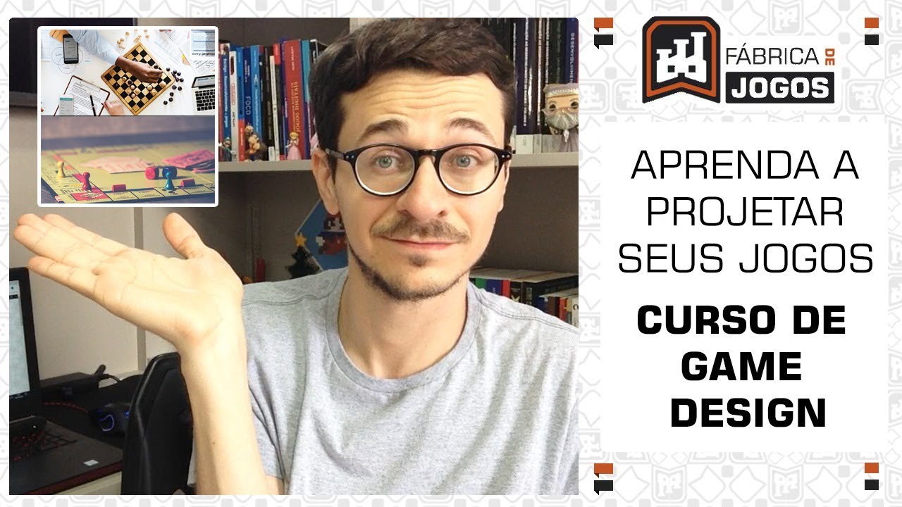 Aprenda a PROJETAR JOGOS. Novo Curso de GAME DESIGN Online | Fábrica de Jogos