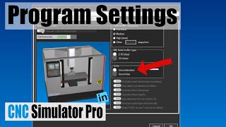 Program settings Tutorial