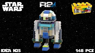 R2D2 Star Wars Lego Classic 10696 (Tutorial) IDEA№25