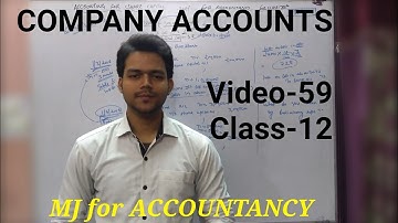 #Video-59, ||Class 12 Accounts|| Company Accounts: (Calls in Arrear & Calls in Advance)