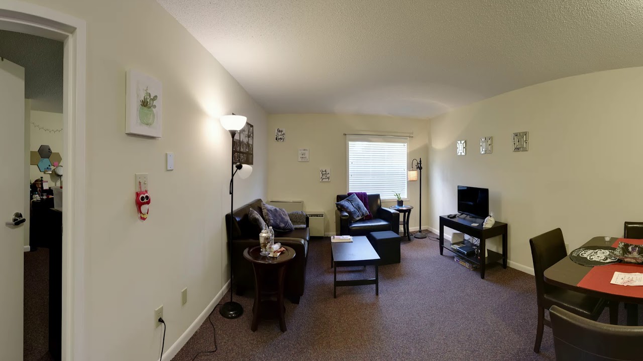 North College Terrace Living Room HPU 360 VR YouTube