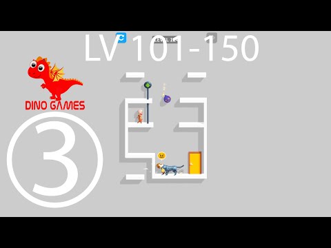 Pin Pull - Gameplay Walkthrough Part 3 Levels 101-150 (Android,ios)