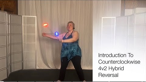 Intro to Counterclockwise 4v2 Front #Poi Hybrid Flower Reversal #PoiLesson #PoiTutorial #PoiDance