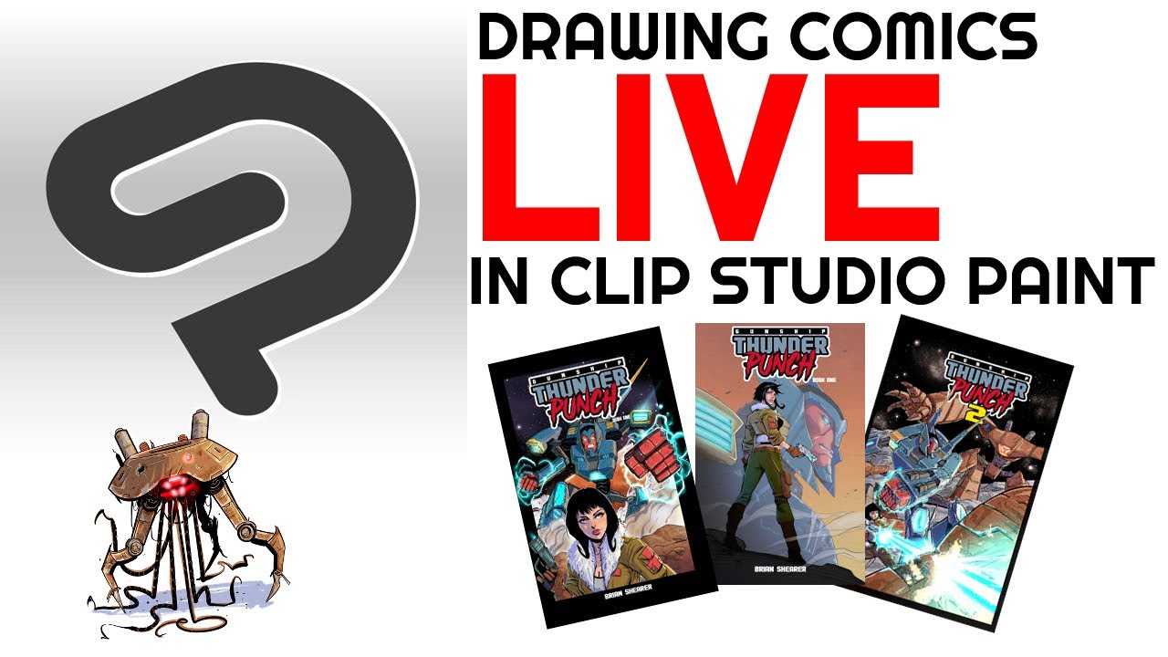Drawing Comics in Clip Studio Paint - Live! - YouTube