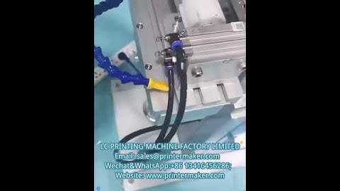 single color ink cup pad printing machines with rotation jig