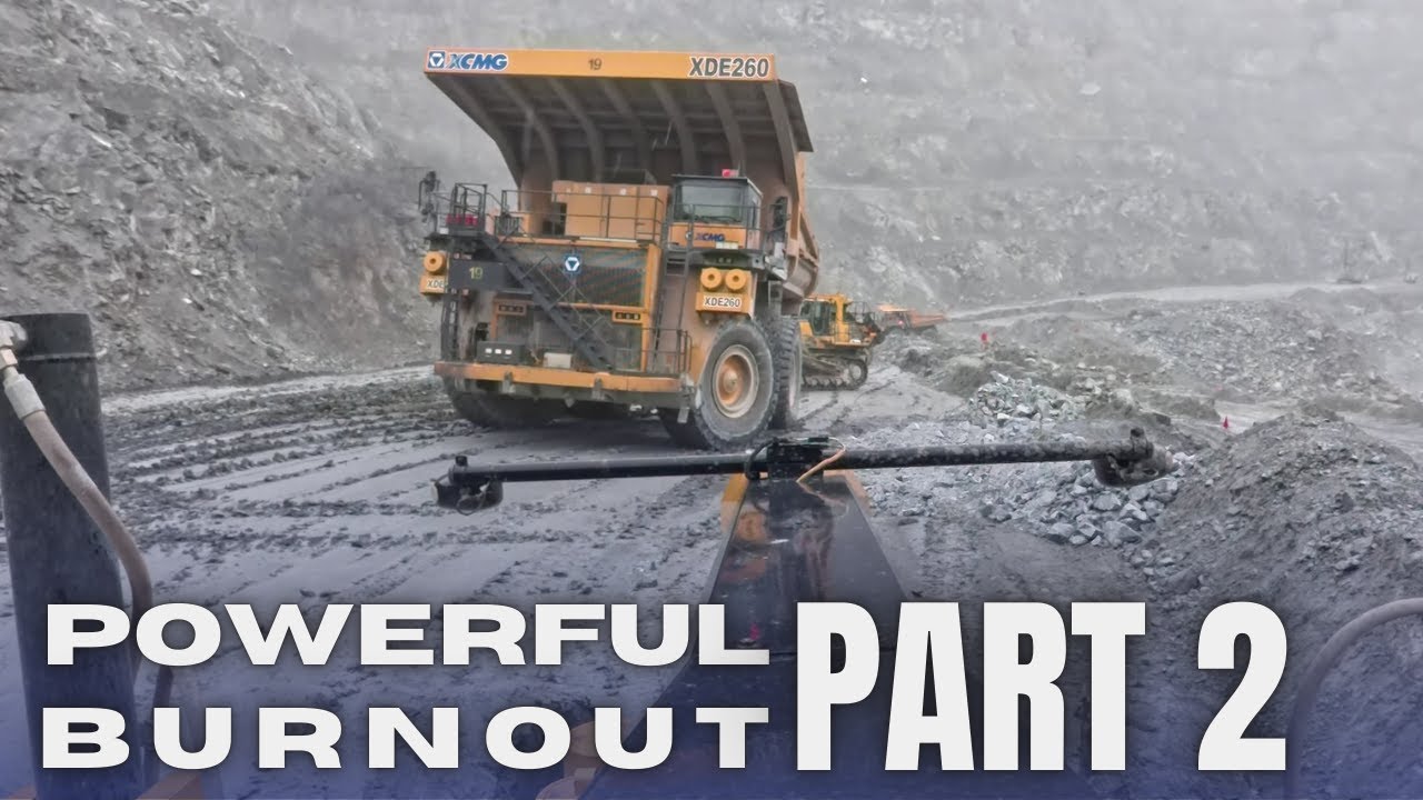 Incredible Dangerous and Extreme Sliding Dump Truck Powerful Drifting and Burnout Bad Day at Work