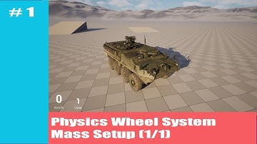 How to add Wheel Systems into your Physics Simulation Component : Mass Setup (1/1)