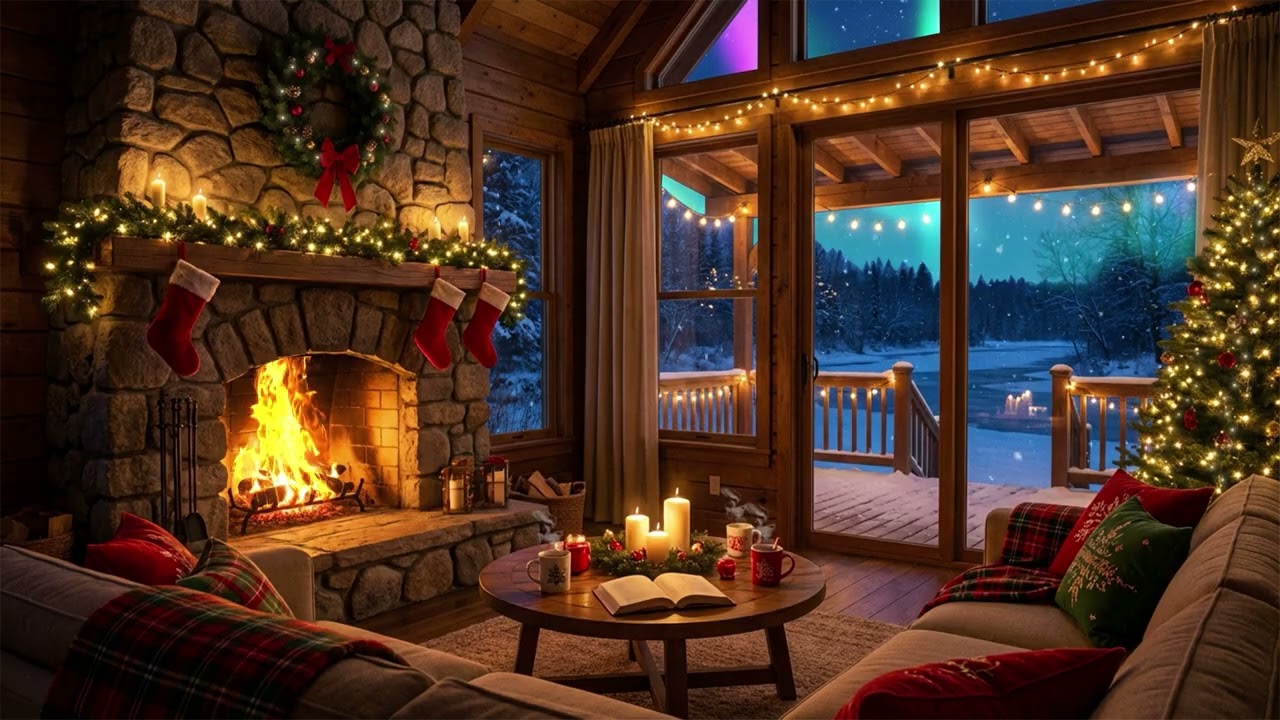 ❄️ Calm Evening in a Cozy Living Room with Soft Jazz Music for Focus, Relaxation and Gentle Rest