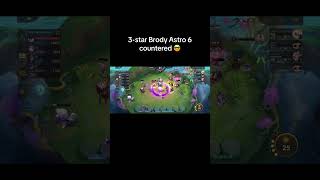 3-star Brody Astro 6 countered by 3-star Ruby using Yuki skill 3 #mlbb #mlbbshorts  #magicchess