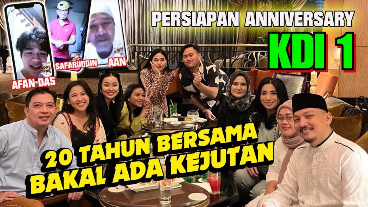 KDI 1 buka puasa sambil menyusun rencana kejutan 20 TAHUN BERKARYA