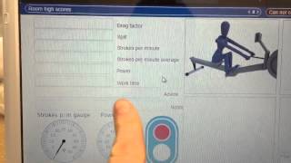 Ergometer Space - Concept 2 Rowing Software