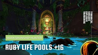 World of Warcraft: Dragonflight | Mythic Ruby Life Pools +16 | MM Hunter