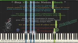 Video thumbnail of "How to Name It (ilayaraja) Piano, Guitar, Flute, Saxophone, Voilin Notes /Midi Files"