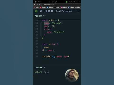 Destructure Nested Objects in Javascript #javascript #coding # ... image.