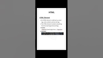 HTML Element | S Code Hub #html #youtubeshorts #shorts #element