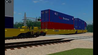 CSX 41 Leads Intermodal StackTrain Beautiful RL K5LA 