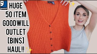 I Thrifted 39 lbs. of Clothing Over 8 Hours at the Goodwill Outlet [Bins] to Resell for a Profit $$