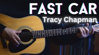 Fast Car by Tracy Chapman Tutorial + Guitar Lesson #Fast_Car #Tracy_Chapman_Tutorial