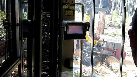 LogMax 10000XT on Tigercat H855C cockpit view from uruguay.avi