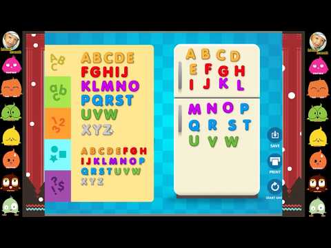 Video ABC, 123 and Shapes Magnets - youtube
