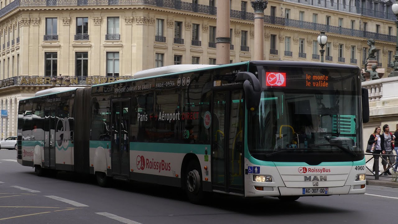 Paris Roissy Bus  Man Lion City Op ra Charles De Gaulle 