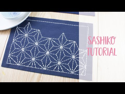 How to sew Sashiko | Japanese Embroidery DIY Tutorial | Craftiosity | Craft Kit Subscription Box