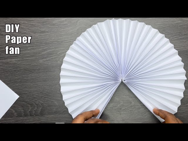 How to Make a Simple Paper Fan