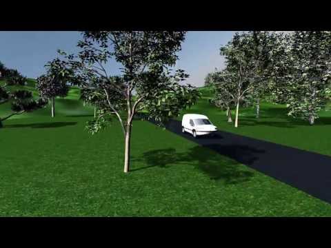 Unfolding a road in Cinema 4d