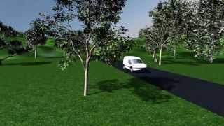 Unfolding a road in Cinema 4d
