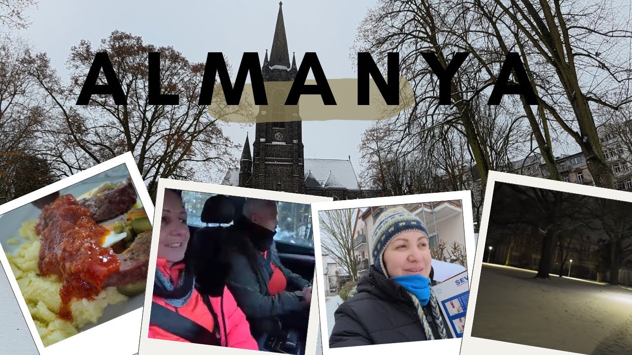 İKİ HAYAT BİR VLOG | Almanya’da Kış ❄️ Görünmez Kaza …