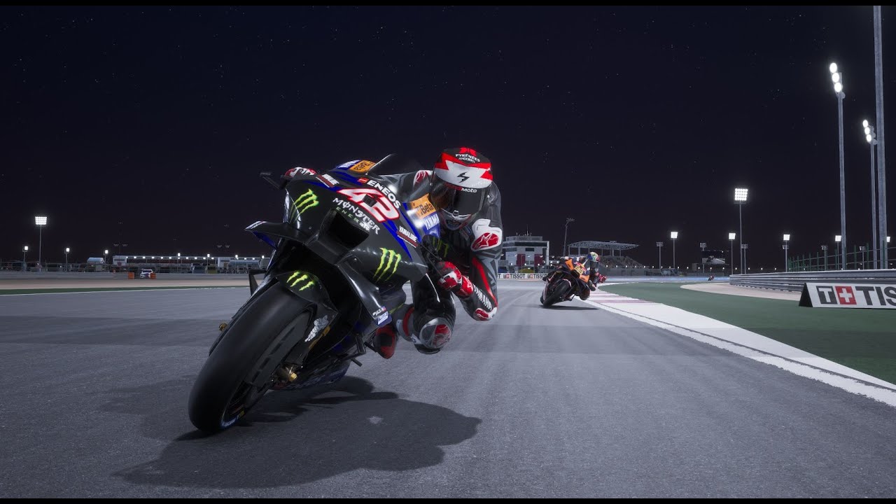 ALEX RINS VS BRAD BINDER MOTOGP DOHA QATAR 2024 SEASON MOD TV REPLAY ...