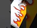 FIRE ON PAPER Shorts Art Rbjoydrawing Drawing Youtubeshorts Short Reels