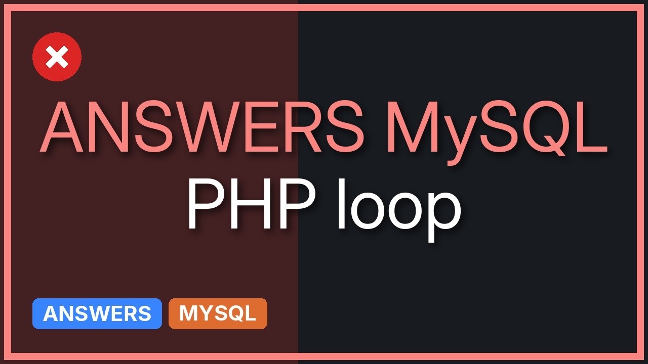 PHP while loop break after sent - YouTube