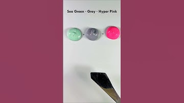 Soft but Stunning Result ✨. #colormixing #shorts