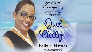 Funeral of Sis Juel Cicely Haynes
