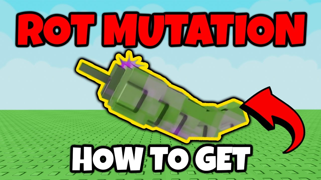 How to Get ROT MUTATION [GROW A GARDEN] Roblox - YouTube