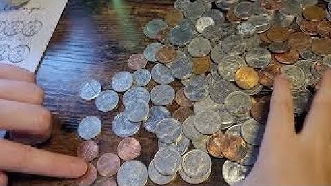 Save with me 365 Penny Savings challenge! First count of saved change