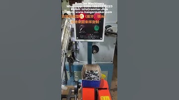 Automatic Clothes Hanger Hook Bending Threading Machine