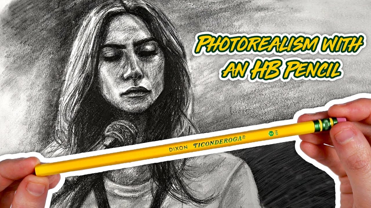 How to Shade Drawings & Photorealism with an HB Pencil 