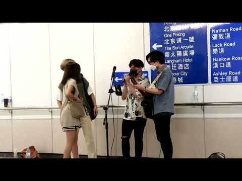 小諧星(呂爵安)~飄流教室(古巨基)-尖東站L5出口Busking@Cover-2022/09/18